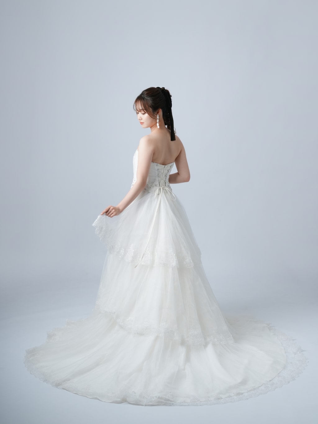 ハートカットレースティアード | デコルテフォトグラフィー | 前撮り・フォトウェディング