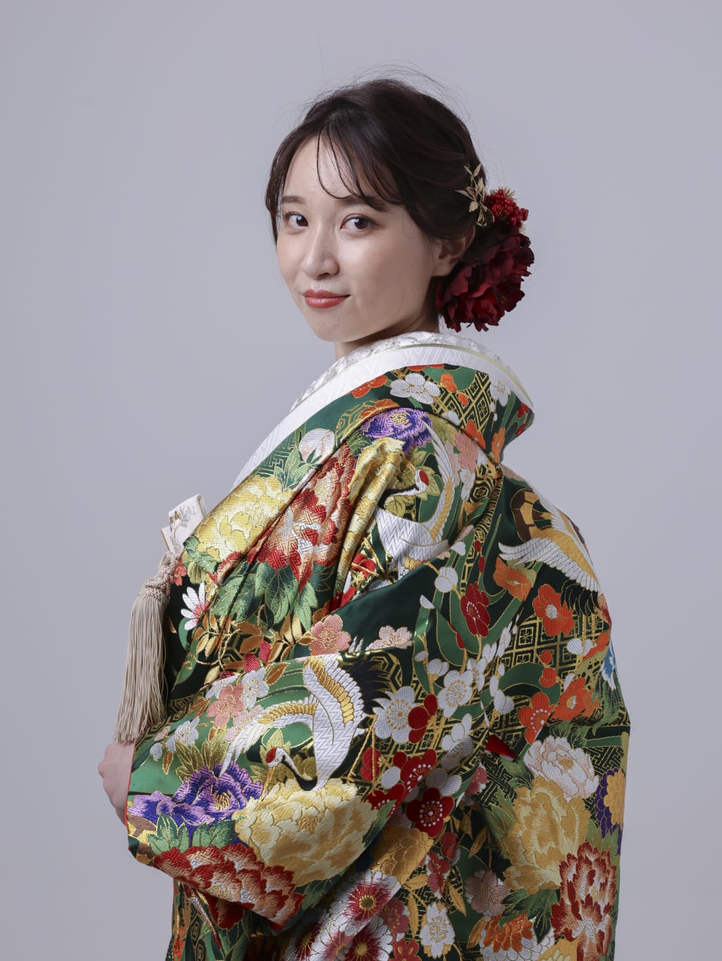慶翔桃山富貴紋IU01189 | デコルテフォトグラフィー | 前撮り・フォトウェディング