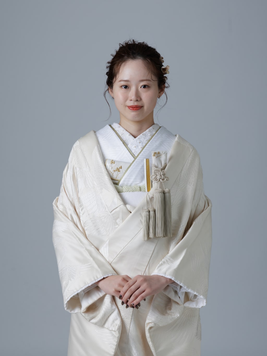 正絹　千羽鶴 | デコルテフォトグラフィー | 前撮り・フォトウェディング