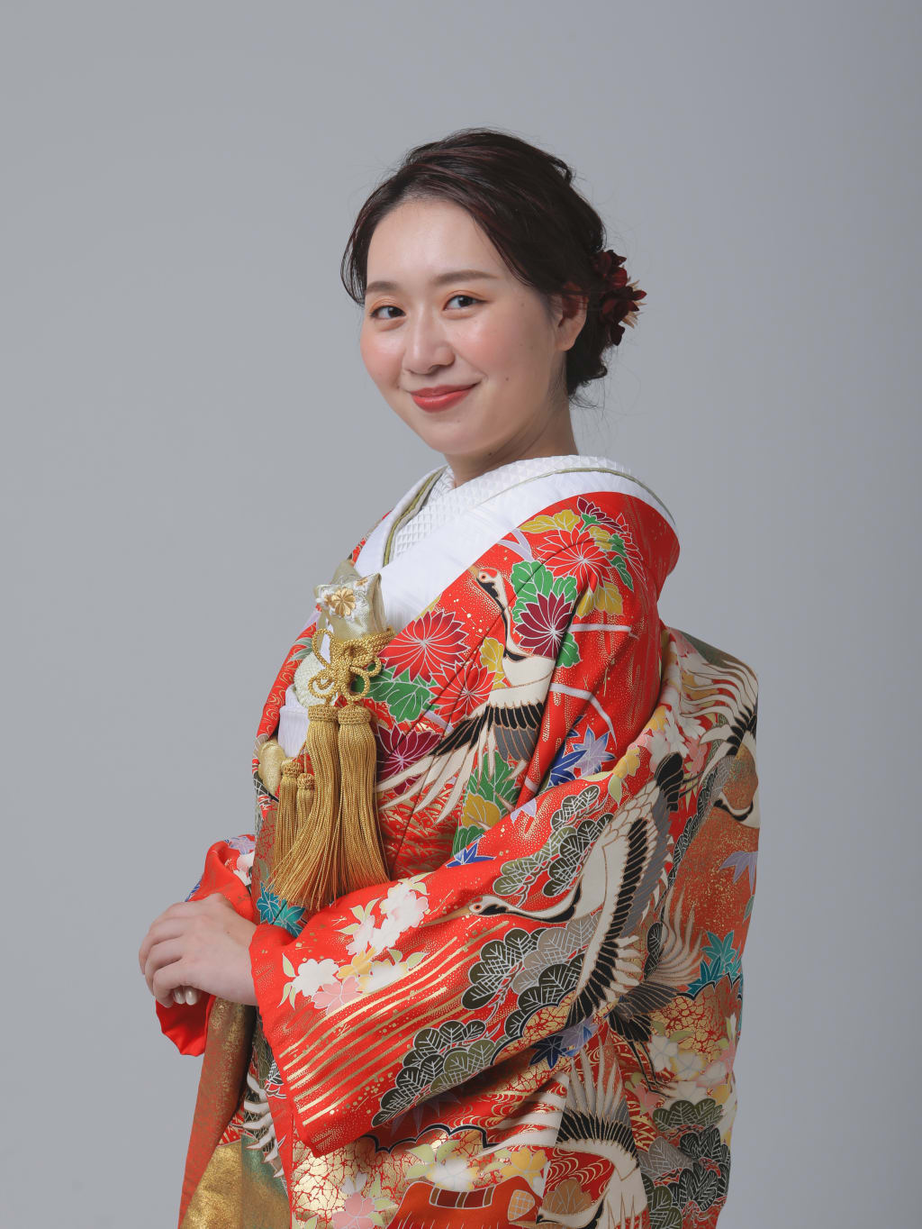 鶴　松　霞草IU00893