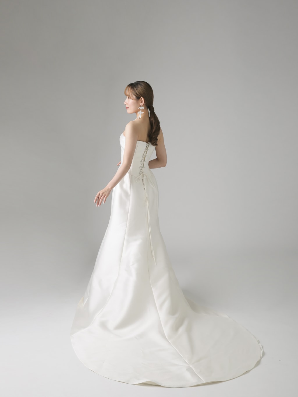 サテンマーメイドウェディングドレス結婚式前撮り 楽天市場】ウェディングドレス ロングドレス マーメイドドレス