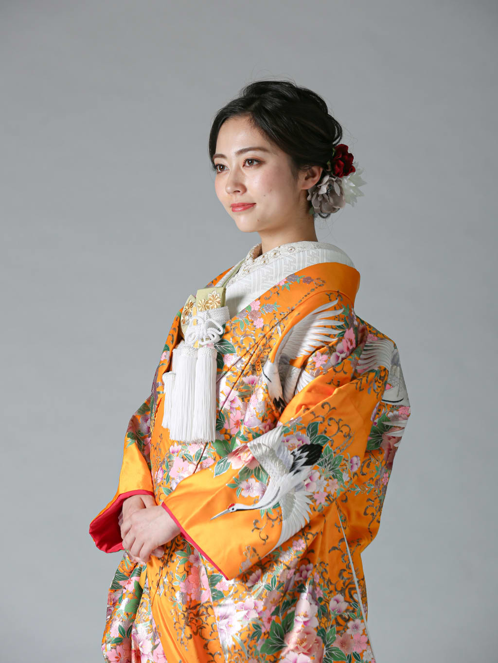 ウェディング。色打掛。ブライダルフォトに。 色打掛 | デコルテフォトグラフィー | 前撮り・フォトウェディング