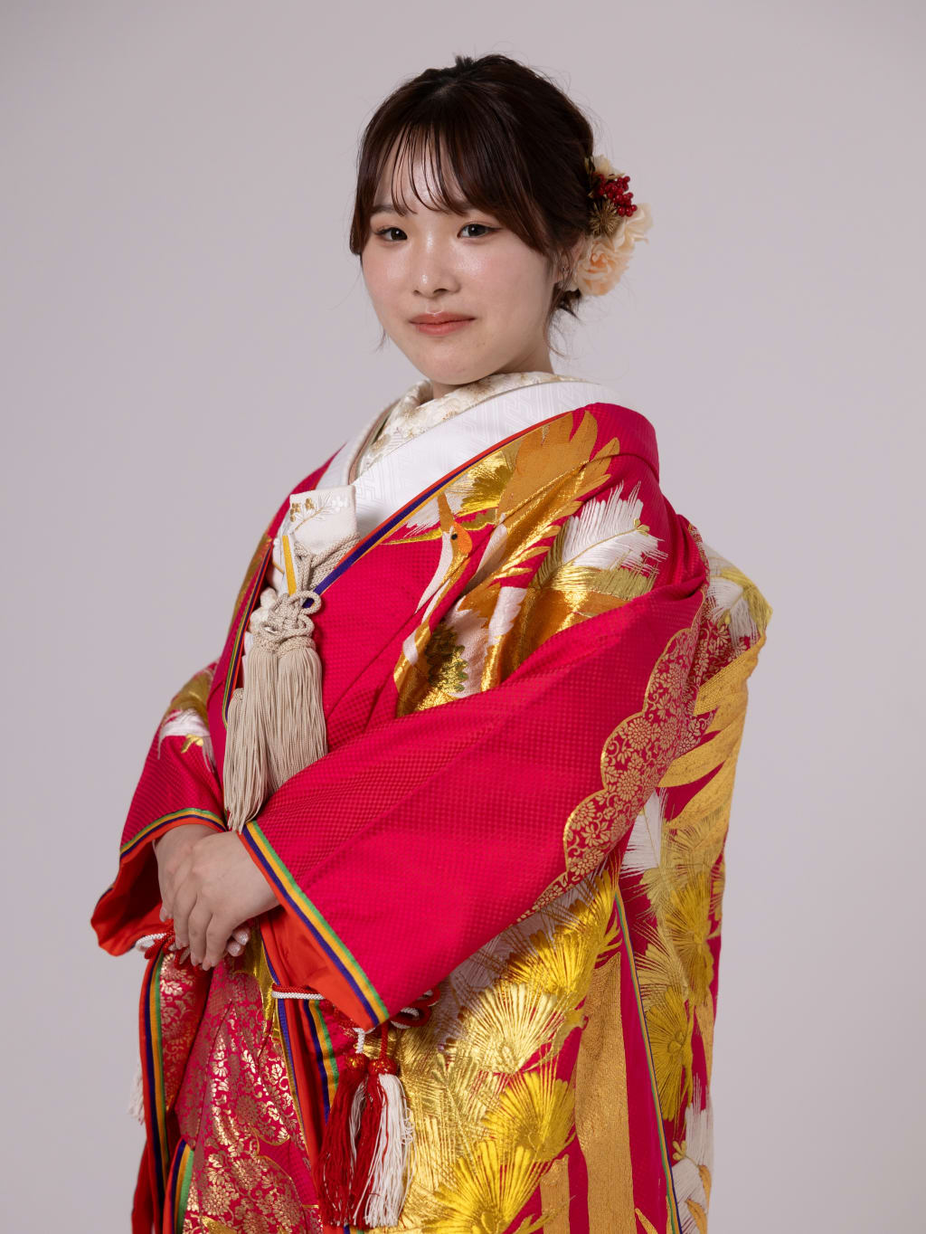 八重重ね 金鶴 針松IU00921