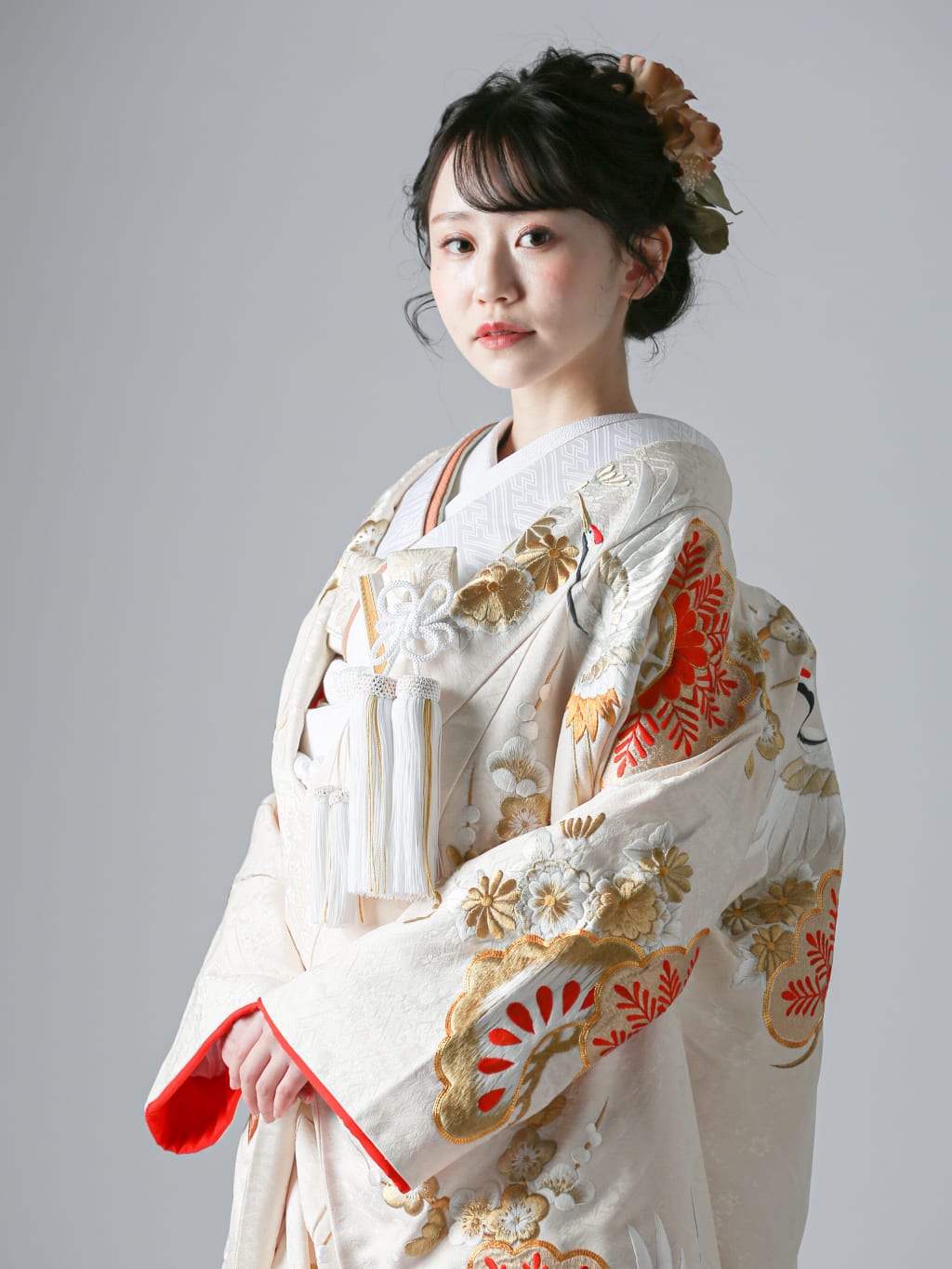 金糸 松 梅 鶴 | デコルテフォトグラフィー | 前撮り・フォトウェディング