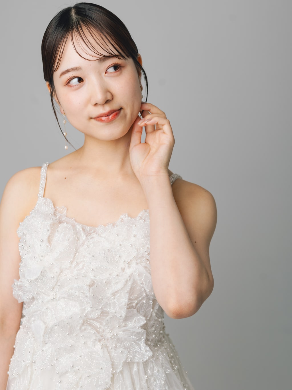 キャミソール ウェディングドレス 前撮りドレス ウエディングドレス 二次会 花嫁 前撮り バックレス