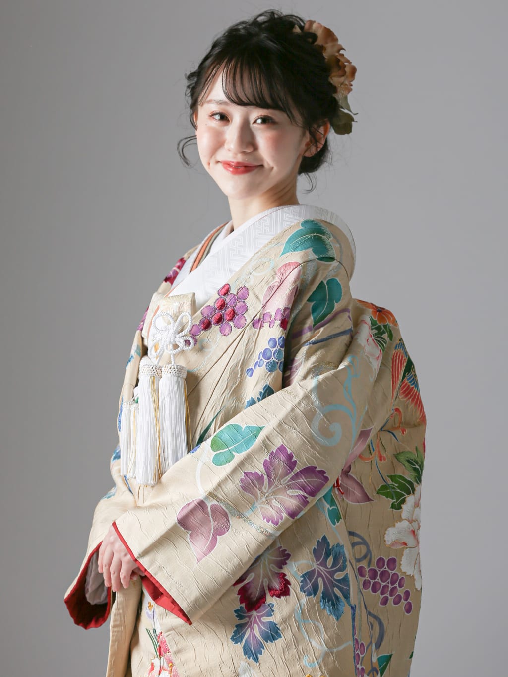 四季花 鳳凰 葡萄 | デコルテフォトグラフィー | 前撮り・フォトウェディング