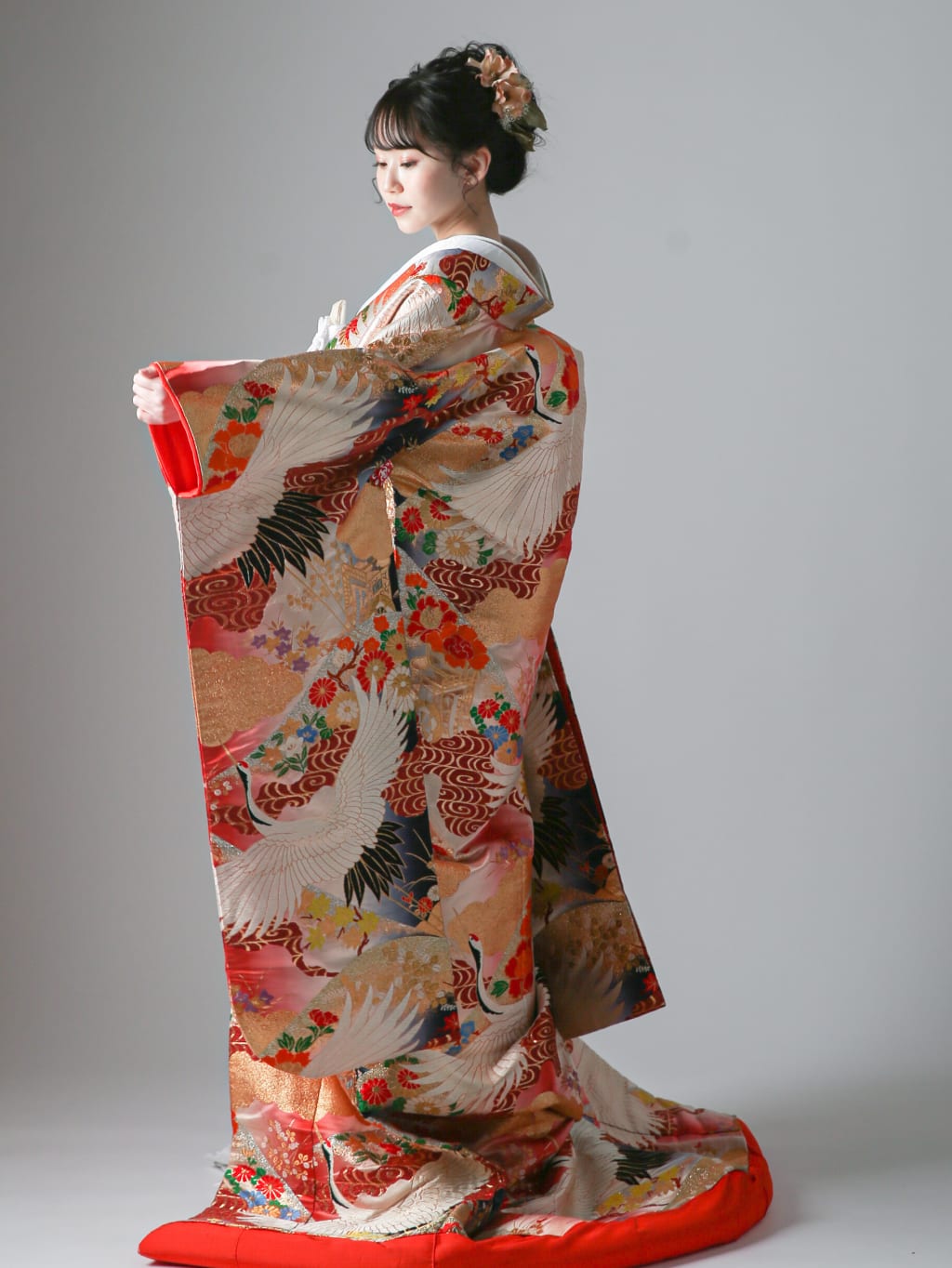 金雲取 光琳波 鶴 菊 紅葉 | デコルテフォトグラフィー | 前撮り・フォトウェディング