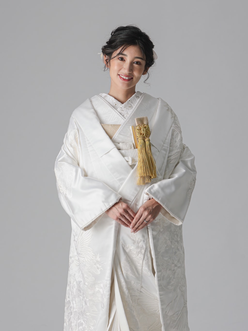 ラインストーン鶴/オフホワイト | デコルテフォトグラフィー | 前撮り・フォトウェディング