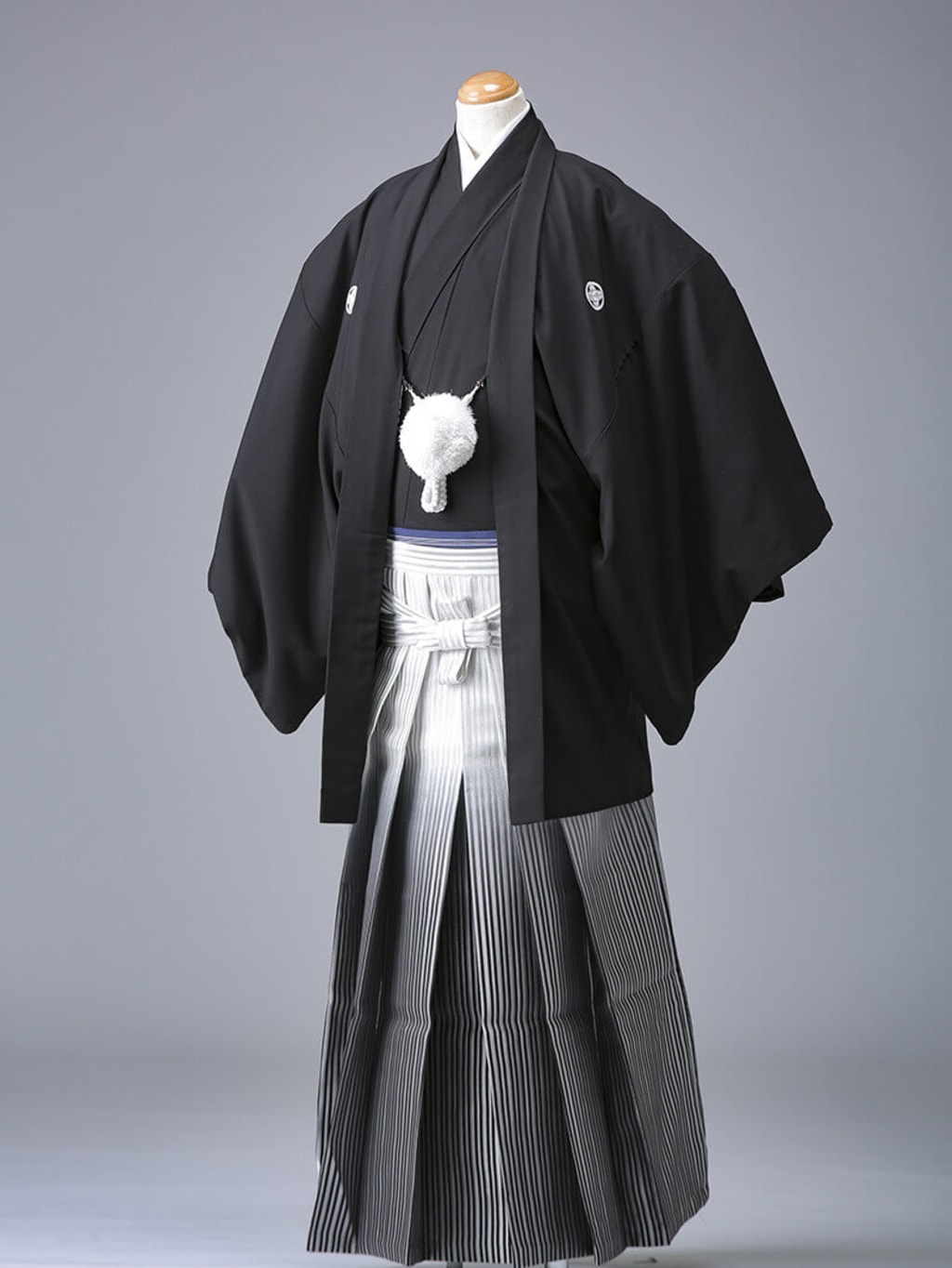 黒紋付 グラデーション袴 デコルテフォトグラフィー 前撮り フォトウェディング