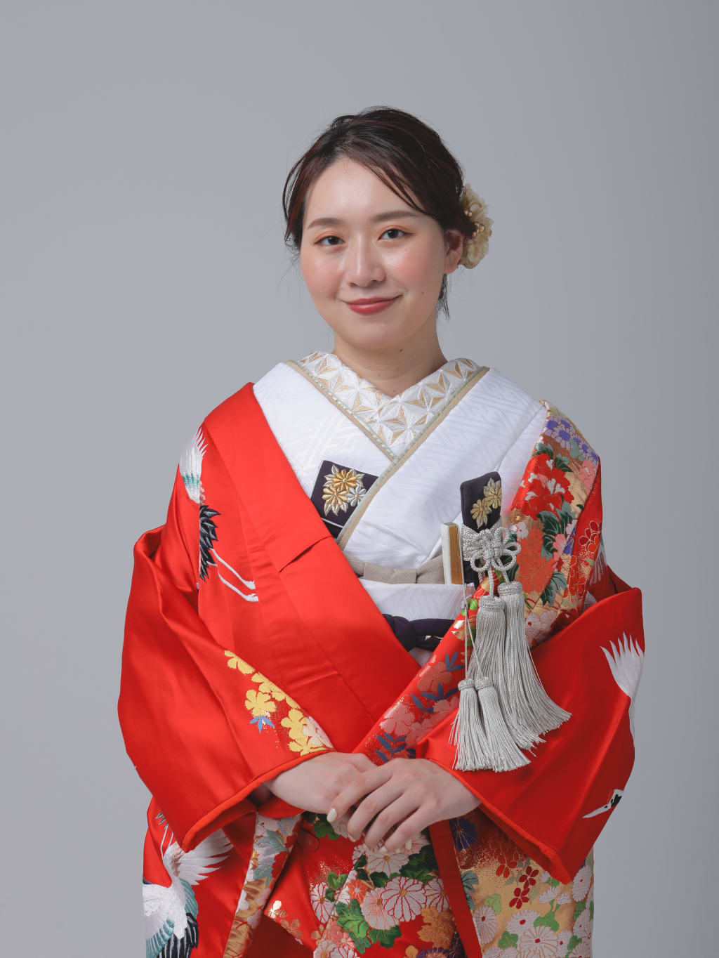 流華戯れ鶴IU01197 | デコルテフォトグラフィー | 前撮り・フォトウェディング