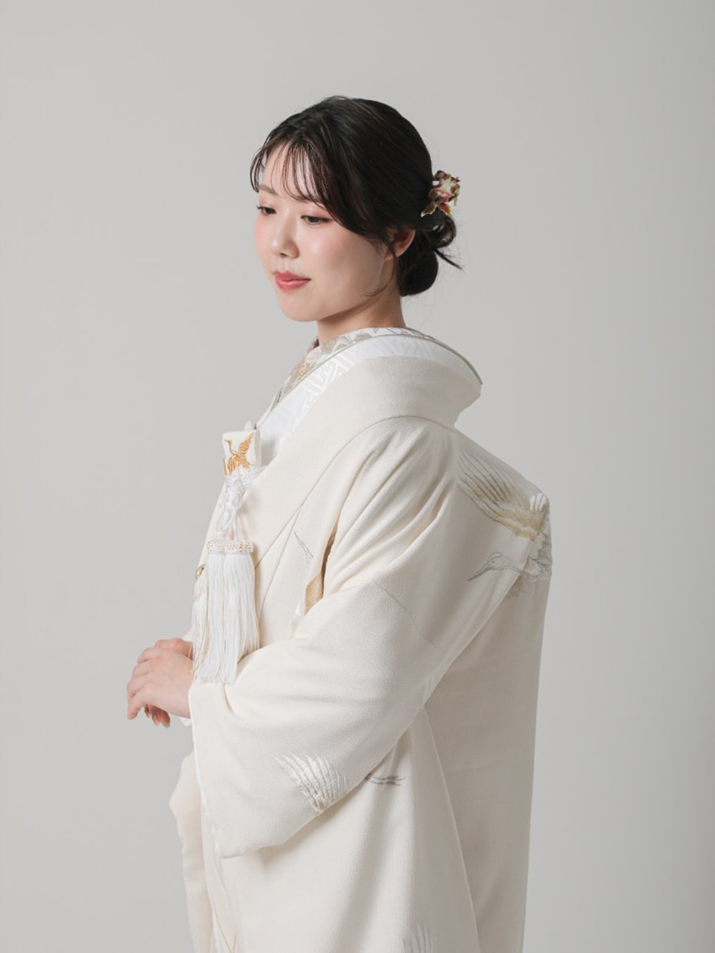 二羽鶴　金糸　 | デコルテフォトグラフィー | 前撮り・フォトウェディング