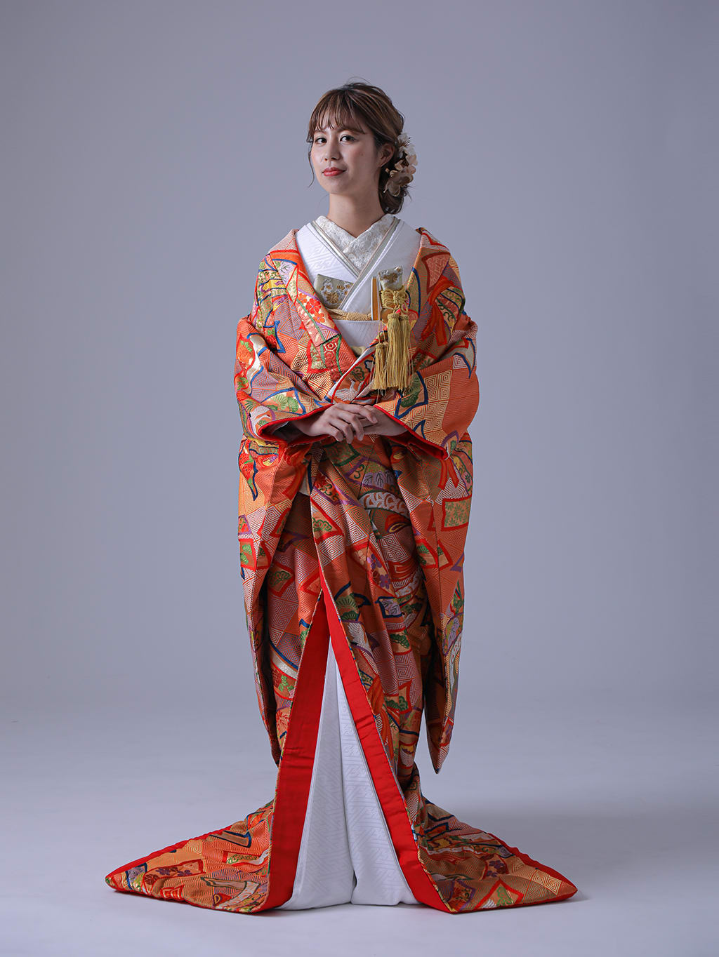 総柄菱紋 | デコルテフォトグラフィー | 前撮り・フォトウェディング