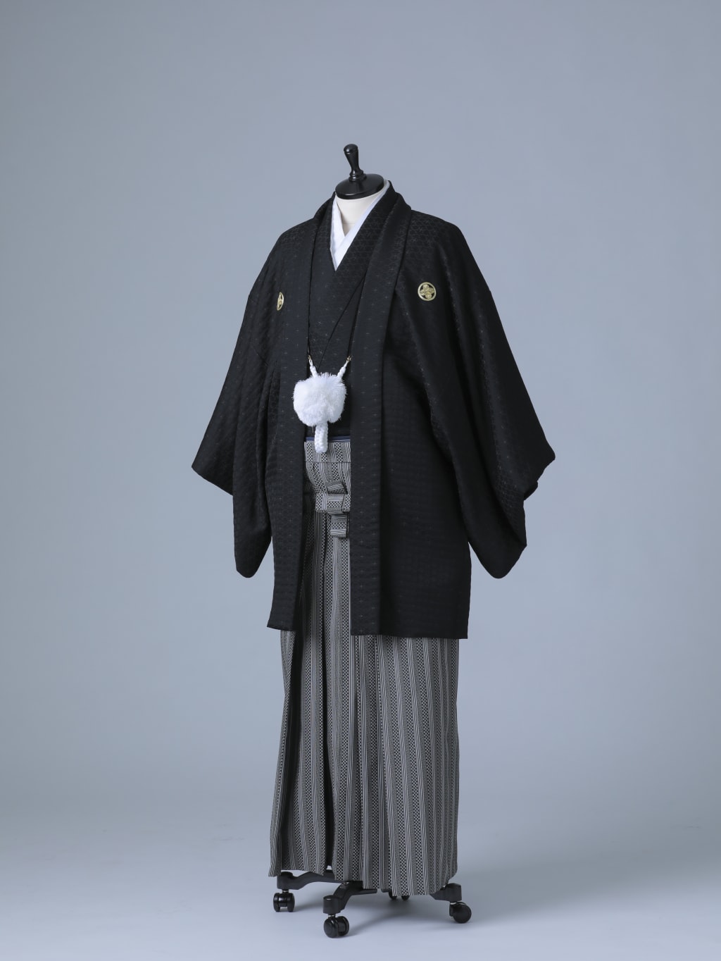 正絹黒×市松＿大宮店 | デコルテフォトグラフィー | 前撮り・フォトウェディング