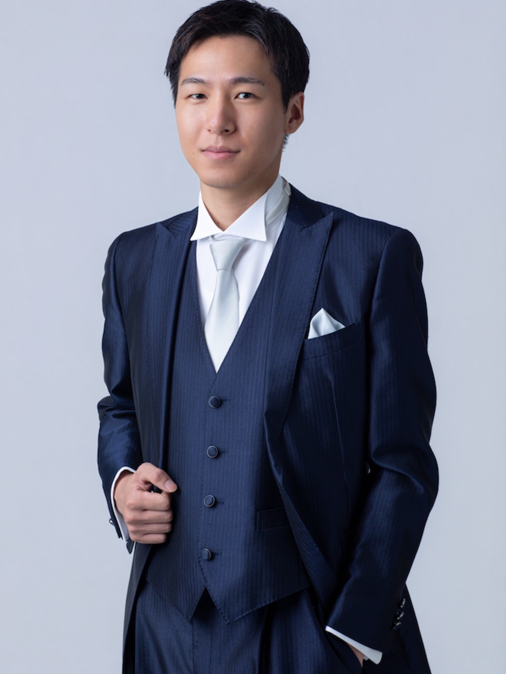 ダークネイビーストライプ