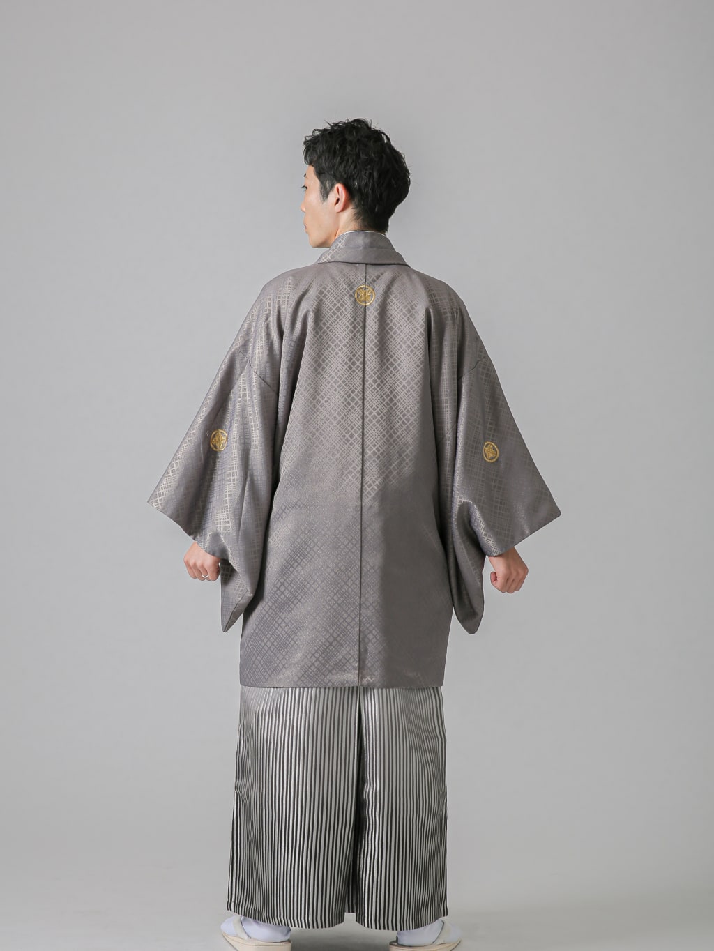 ダークグレー×シルバーグラデーション