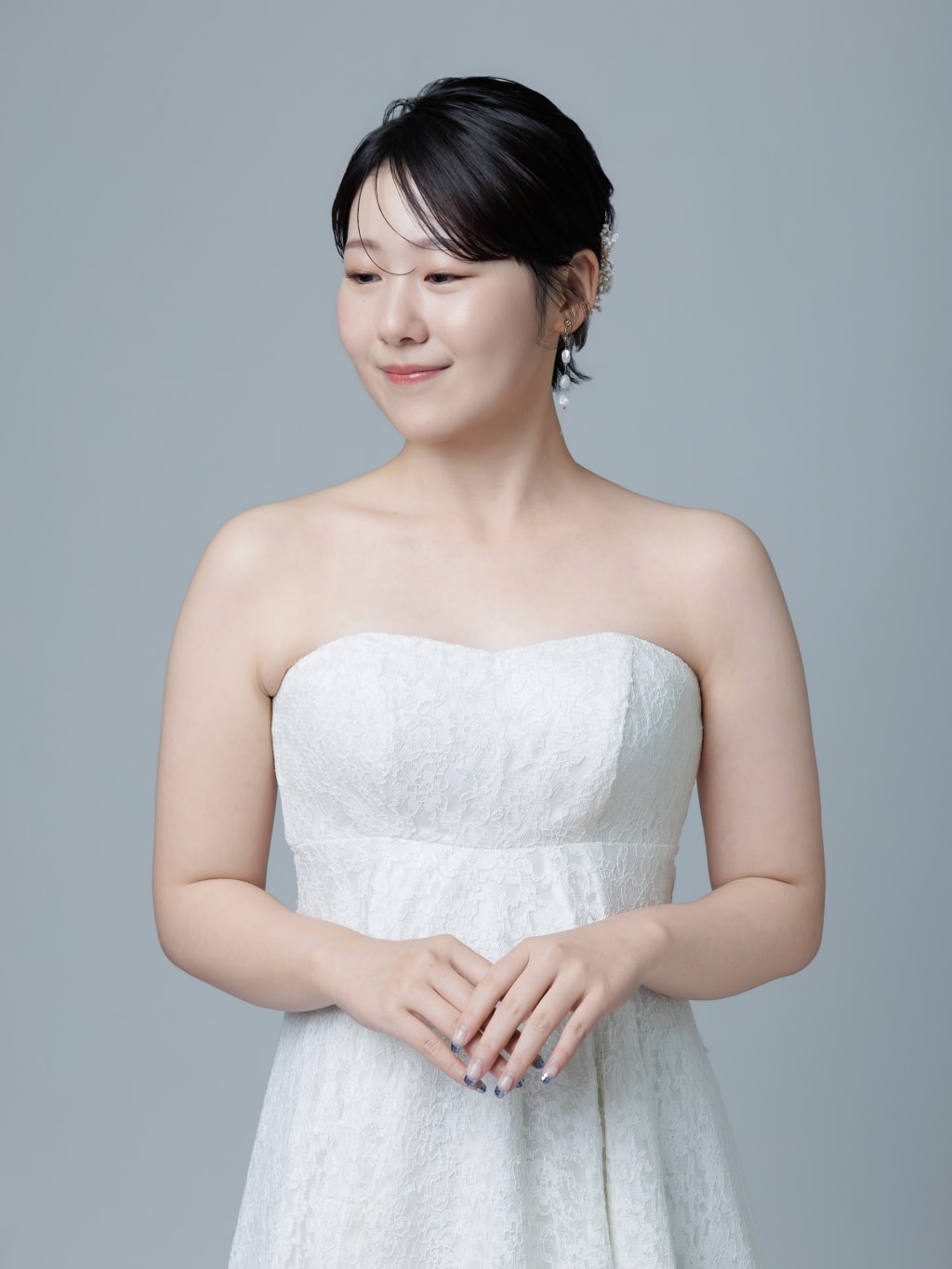 インザシー用総レースエンパイアリボン付き | スタジオ8 栄スタジオ | 前撮り・フォトウェディング