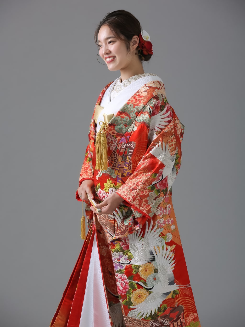 鶴菊桜花車松 | デコルテフォトグラフィー | 前撮り・フォトウェディング