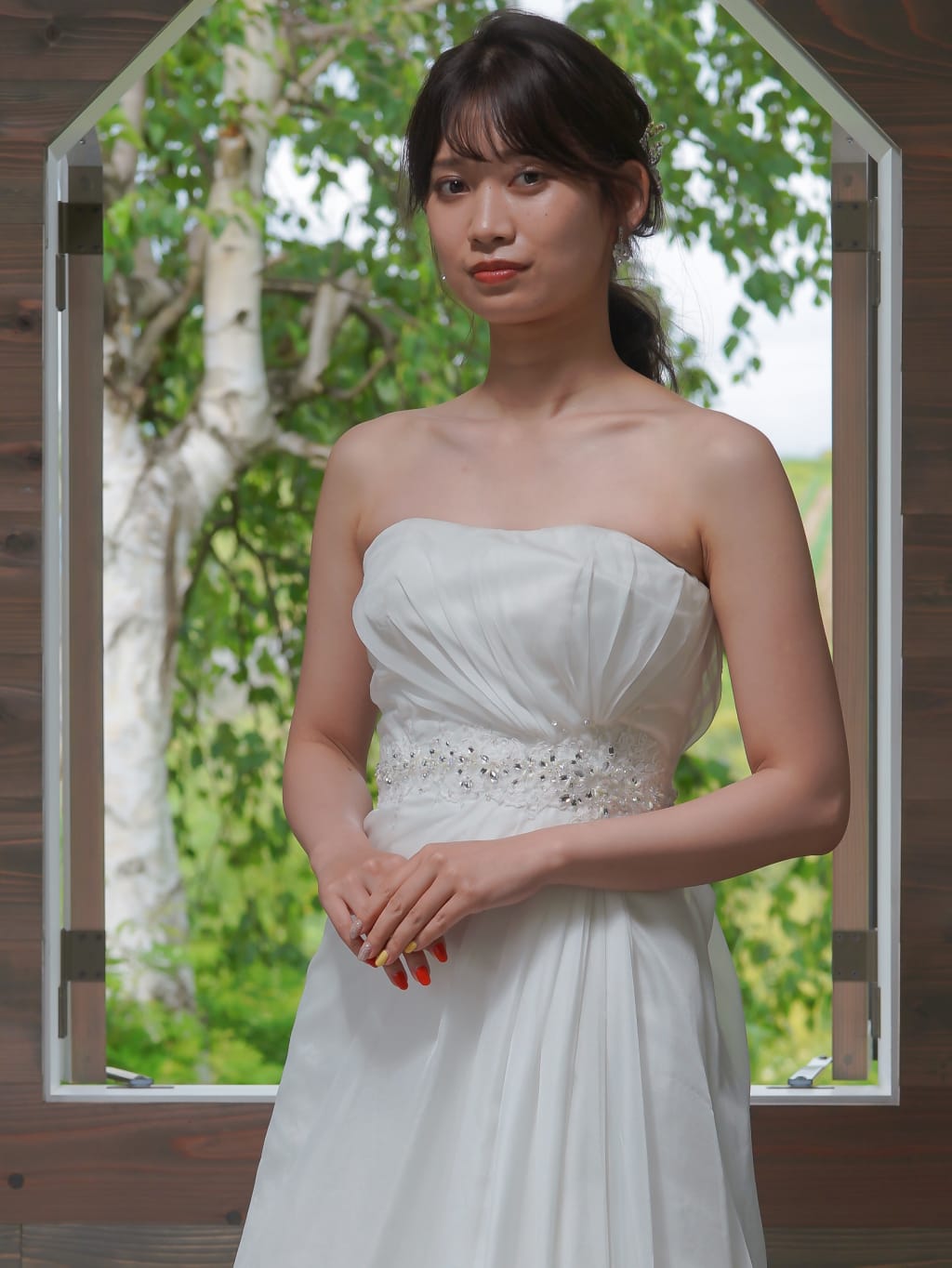 ウエストビージング　ドレープ/62419 | デコルテフォトグラフィー | 前撮り・フォトウェディング