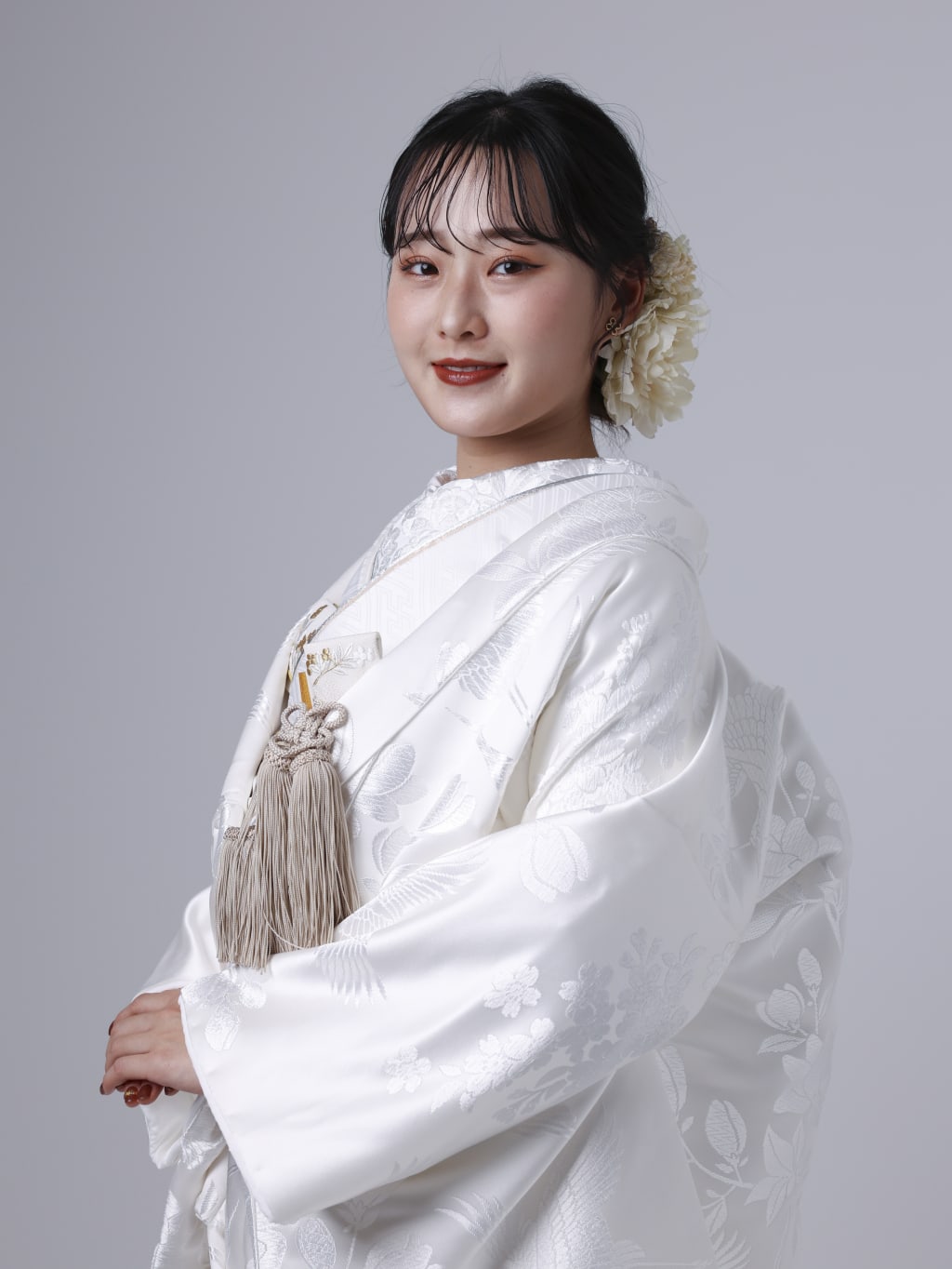 経正　春暁白鶴の讃WU00587