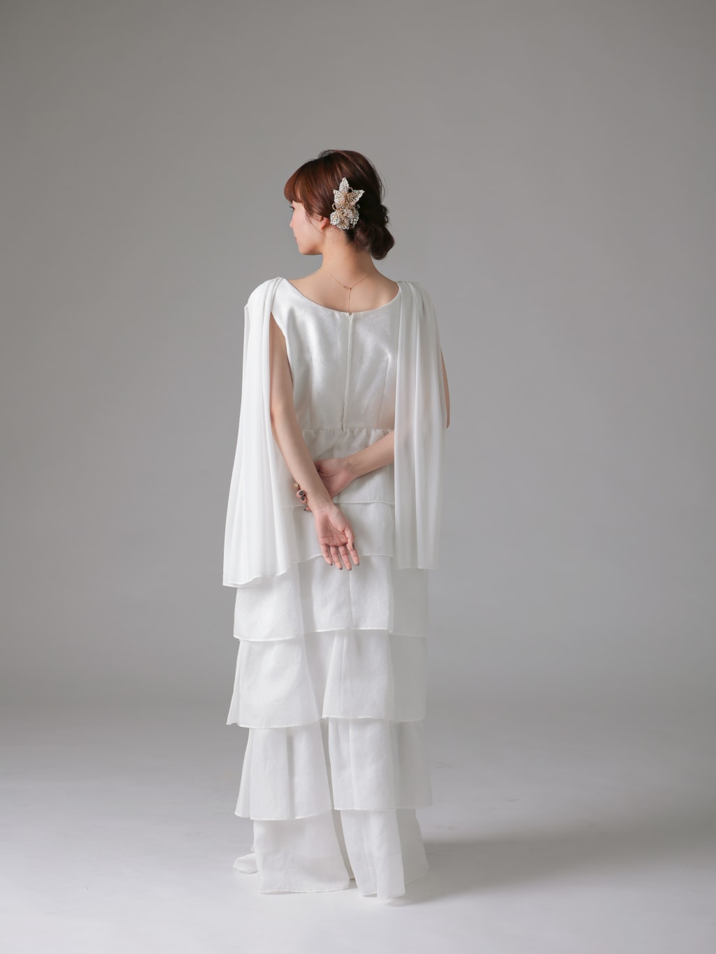 レースジャガードティアード | デコルテフォトグラフィー | 前撮り・フォトウェディング