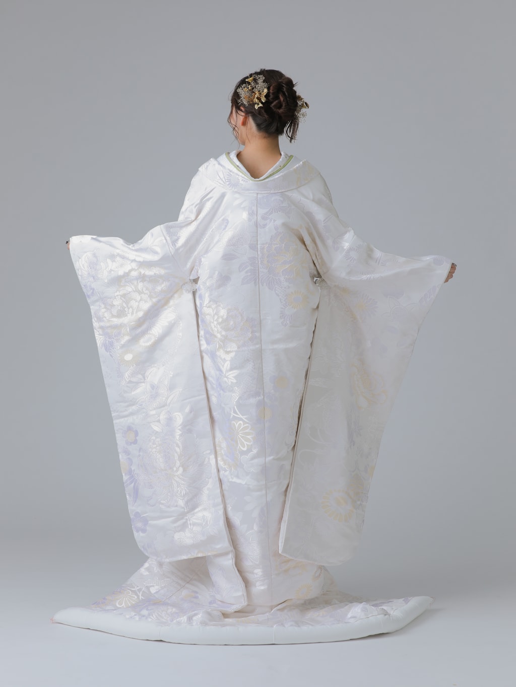 桃山花灯り　ベージュ