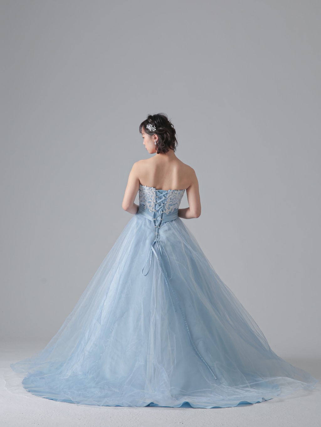 トップスタックベルト切替(ブルー)＿福岡店 | デコルテフォトグラフィー | 前撮り・フォトウェディング