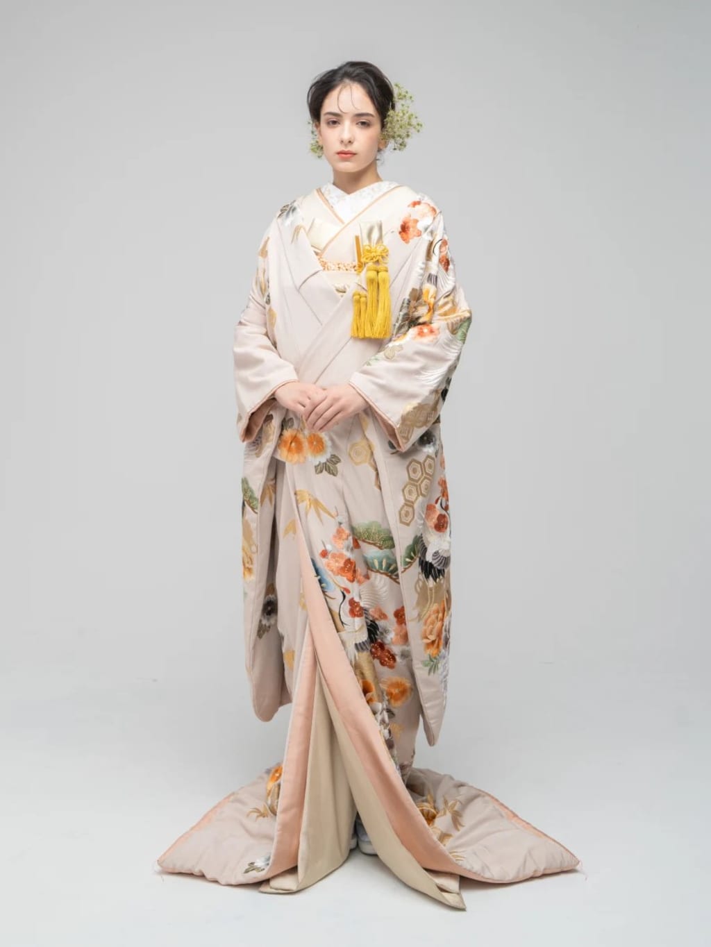 飛翔流水水割付文様