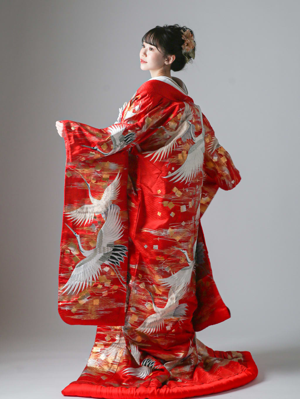 舞鶴 紙散らし 露芝 | デコルテフォトグラフィー | 前撮り・フォトウェディング