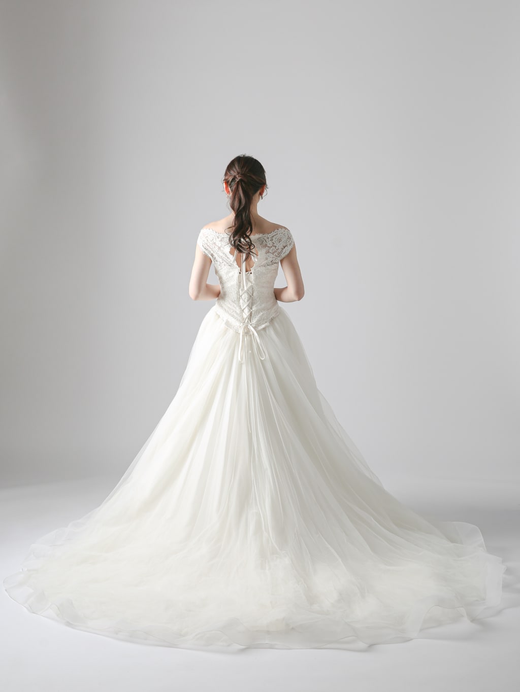 コードレース切替チュールスカート | デコルテフォトグラフィー | 前撮り・フォトウェディング