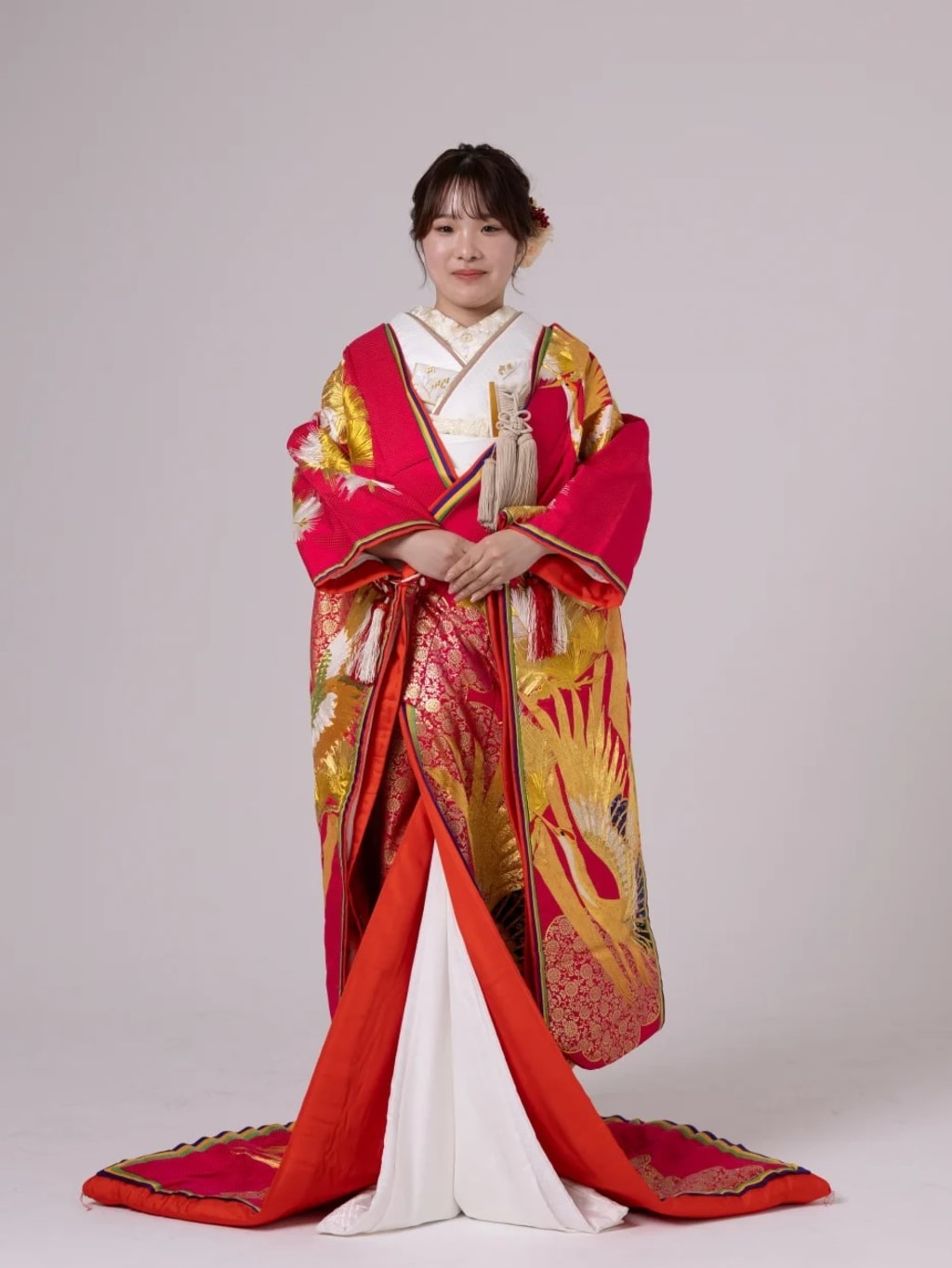 八重重ね 金鶴 針松IU00921 | デコルテフォトグラフィー | 前撮り・フォトウェディング