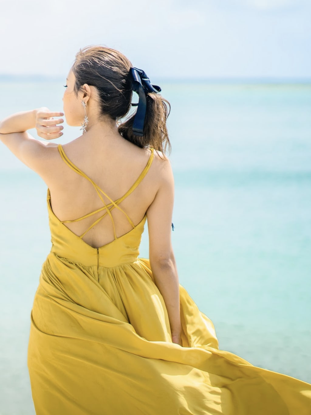 カラードレス/SUNSHOUSE | デコルテフォトグラフィー | 前撮り・フォトウェディング