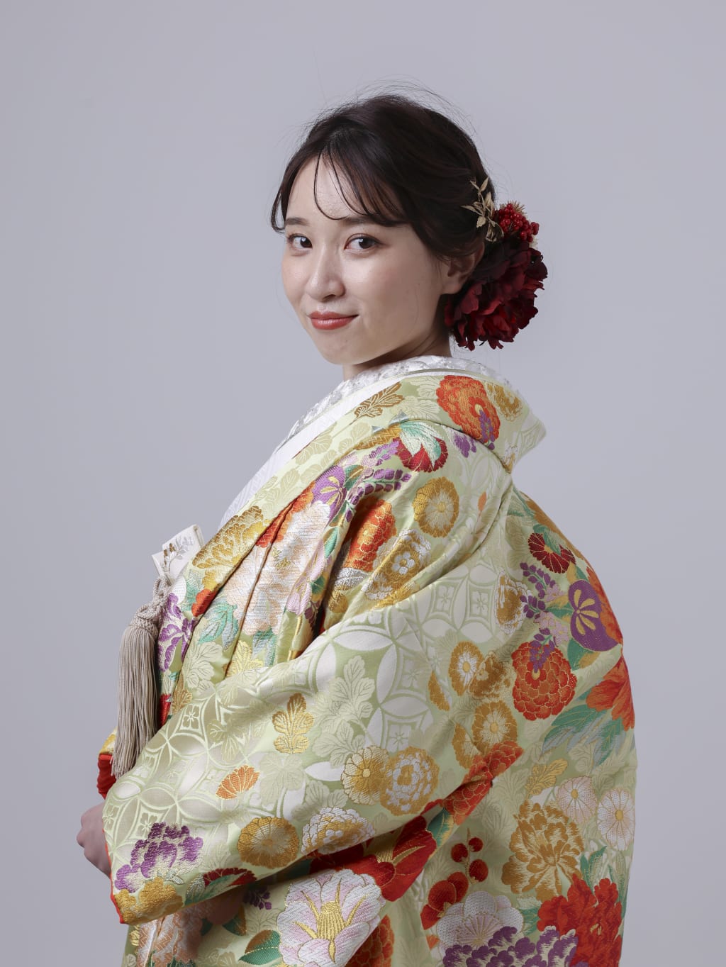 吉祥富貴紋　ヒワIU01184 | デコルテフォトグラフィー | 前撮り・フォトウェディング