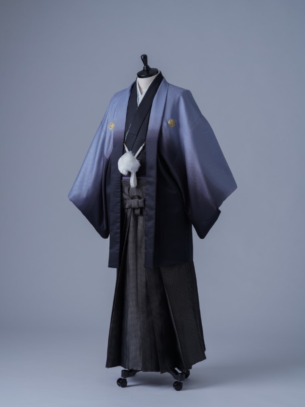 グレーグラデーション×黒格子＿大宮店 | デコルテフォトグラフィー | 前撮り・フォトウェディング