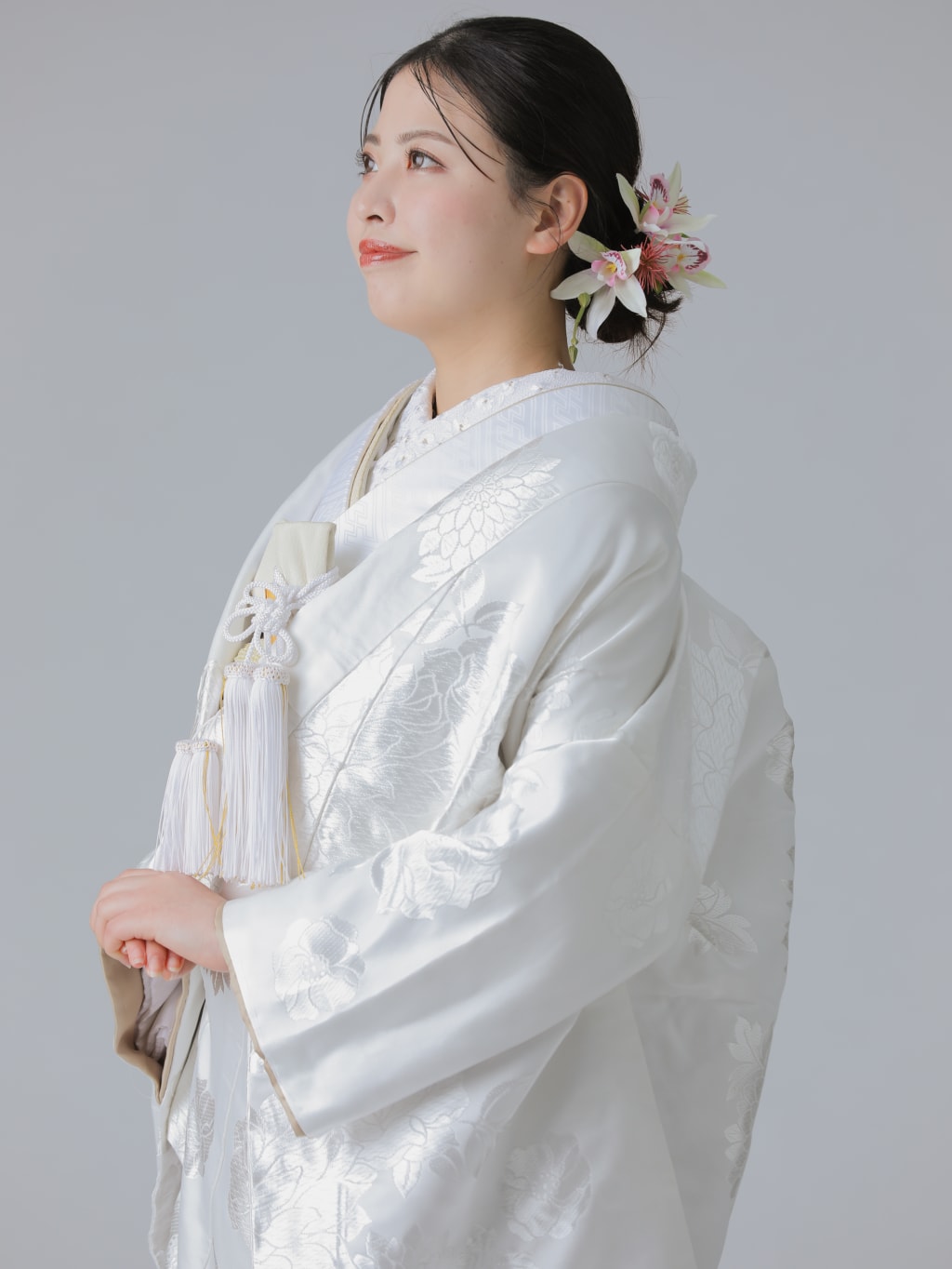 ダリア　ふきベージュ/ホワイト