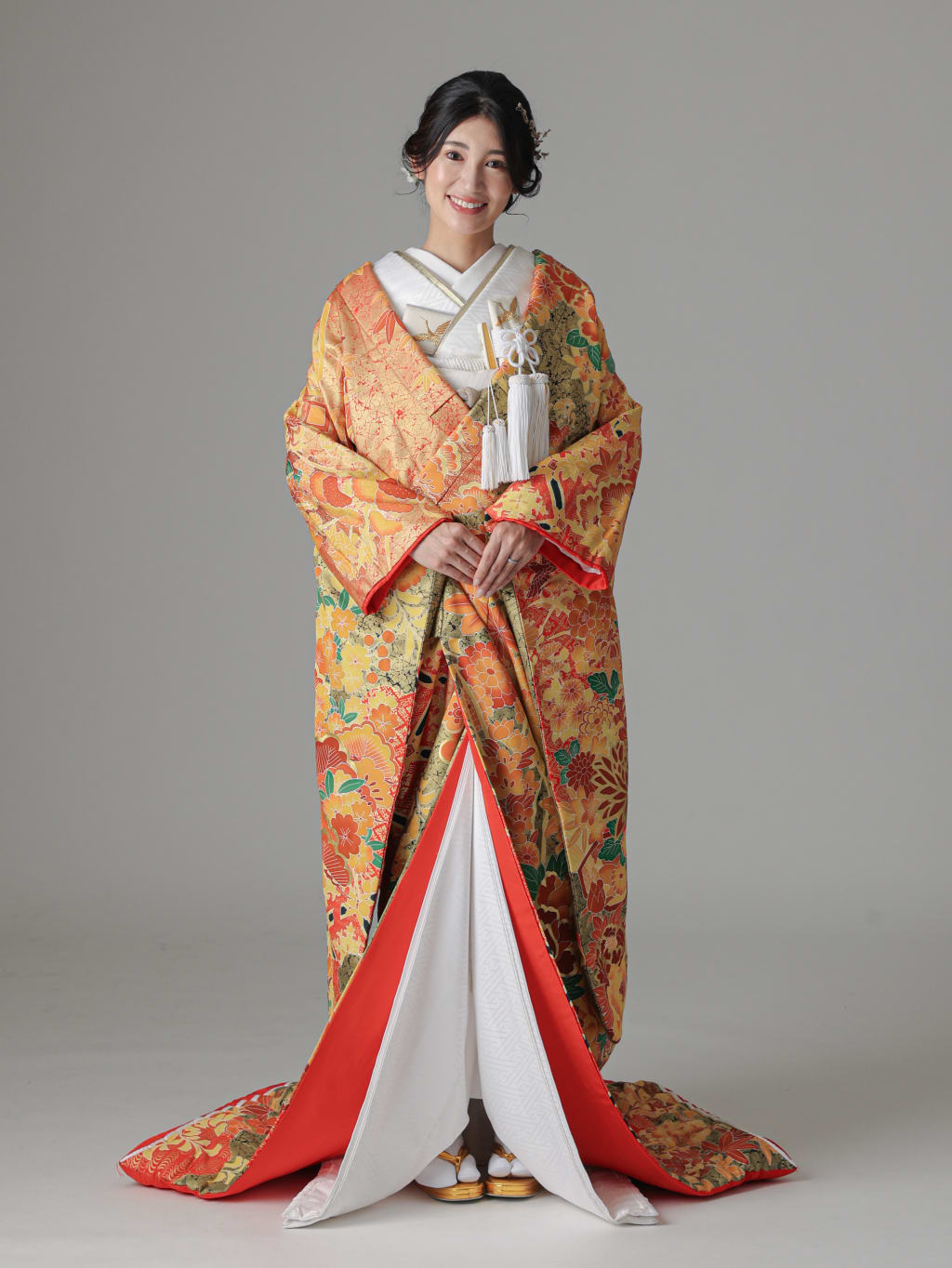 花籠 / レッド | デコルテフォトグラフィー | 前撮り・フォトウェディング