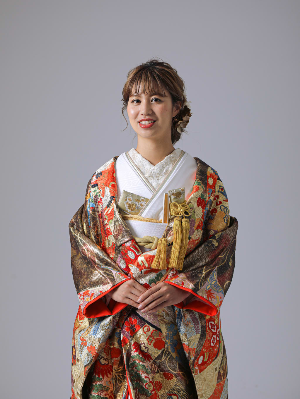 唐織几帳宝尽くし