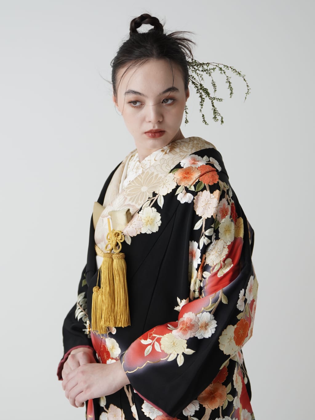 黒に咲く 百花爛漫 | デコルテフォトグラフィー | 前撮り・フォトウェディング