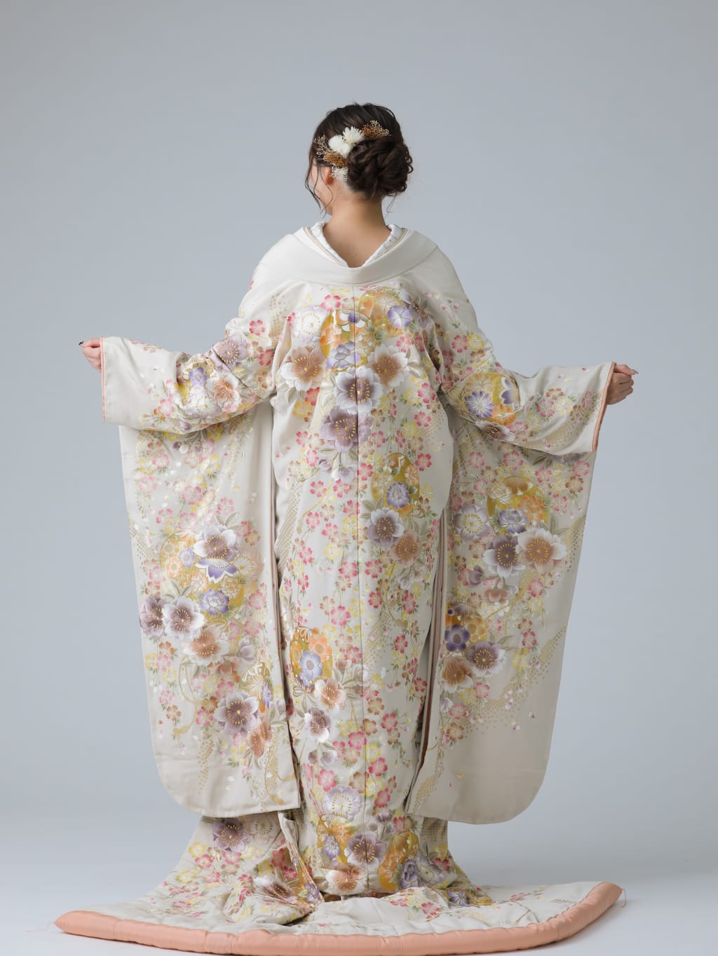 華文満開桜/ベージュ 05-15