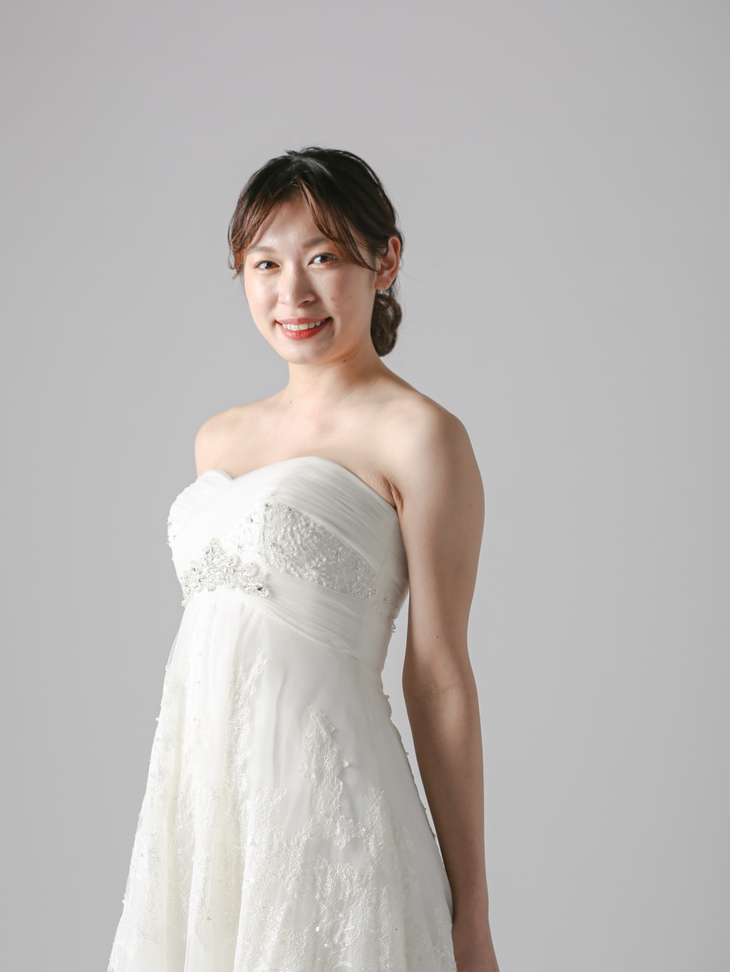 胸下ビジュー総レーススカート | デコルテフォトグラフィー | 前撮り・フォトウェディング