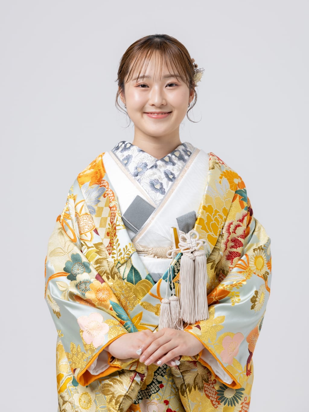 色打掛 桃山花灯り水色IU01186 | デコルテフォトグラフィー | 前撮り・フォトウェディング
