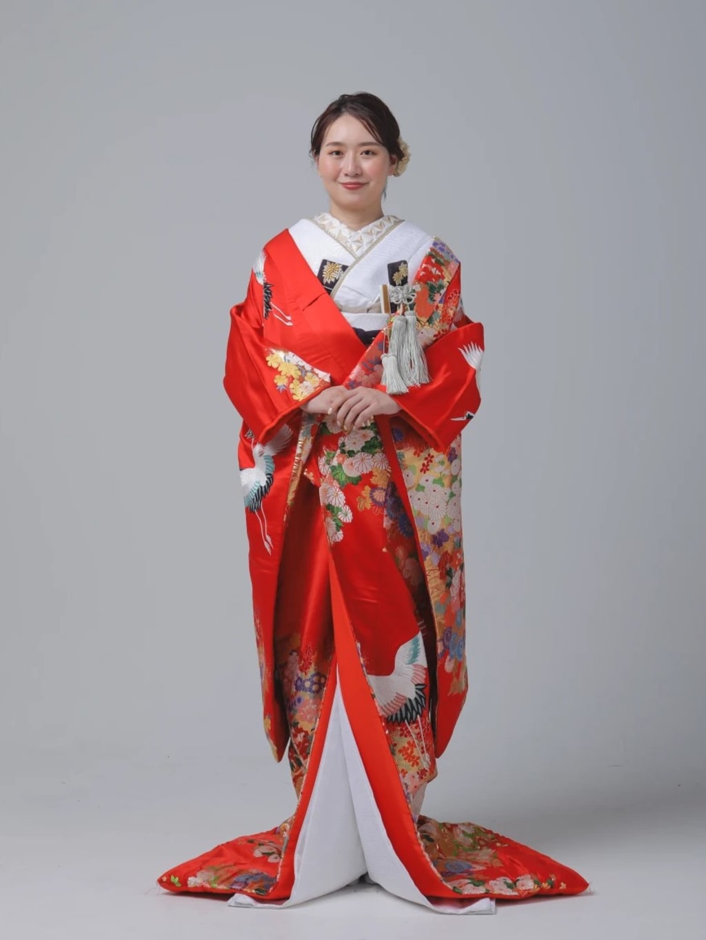 流華戯れ鶴IU01197 | デコルテフォトグラフィー | 前撮り・フォトウェディング