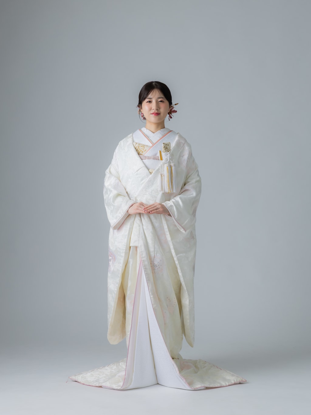 ラインストーン蝶花