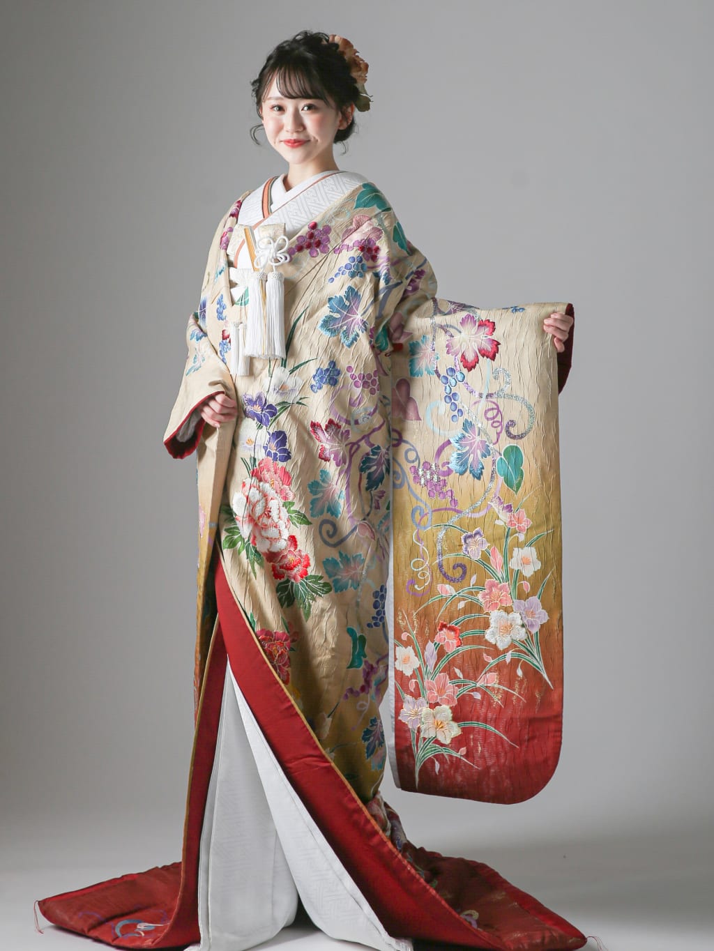 四季花 鳳凰 葡萄 | デコルテフォトグラフィー | 前撮り・フォトウェディング