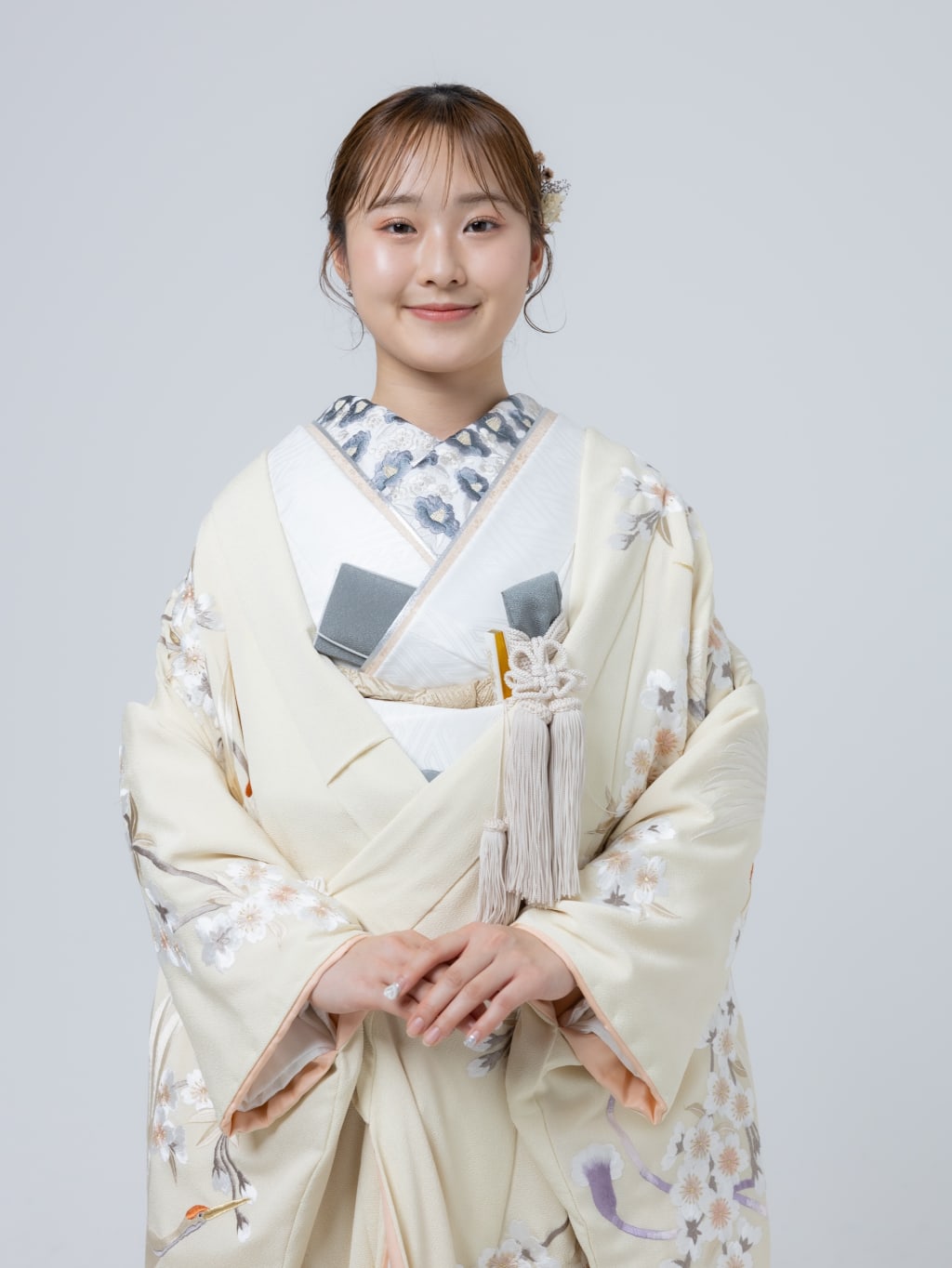 色打掛 梅花小槌 ベージュIU01218