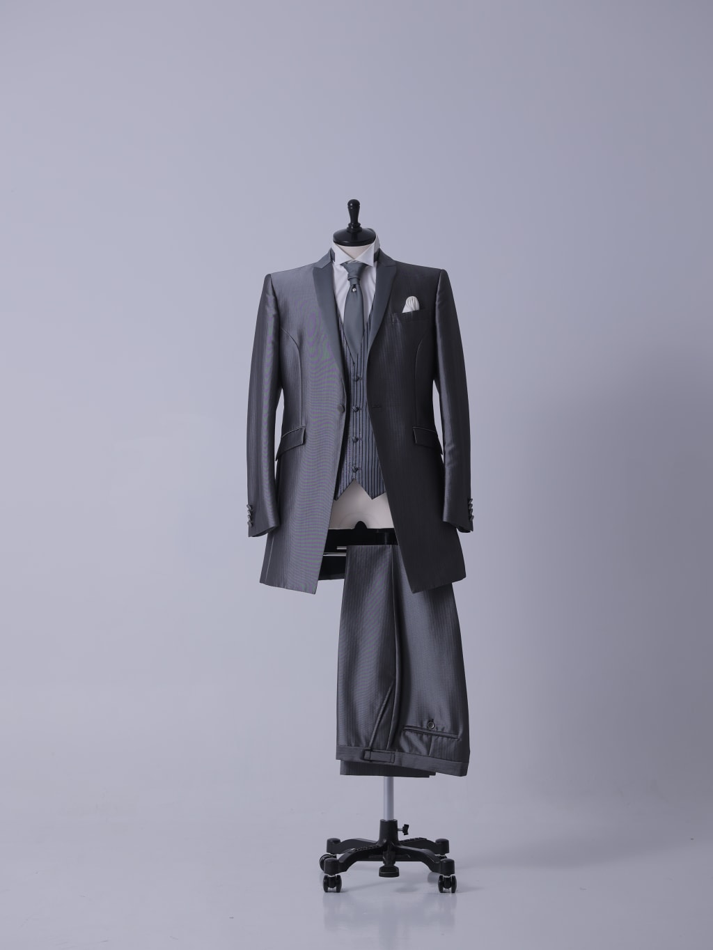 ストライプベストダークグレー