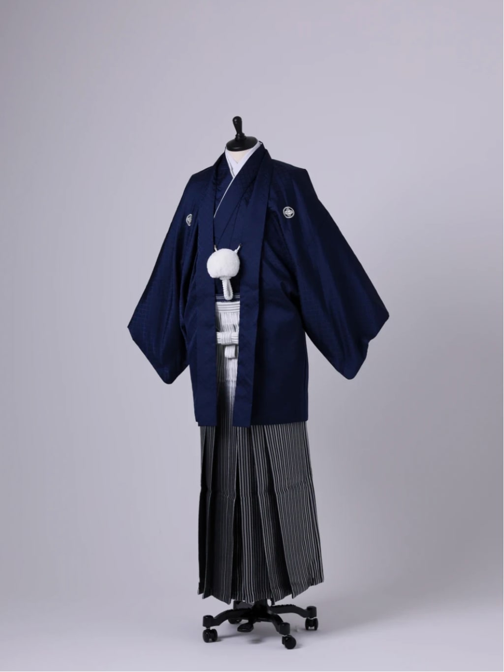 ネイビー紋付×グラデーション袴 | デコルテフォトグラフィー | 前撮り・フォトウェディング