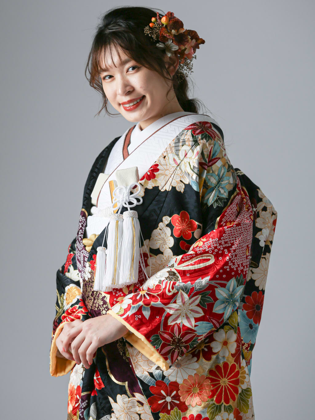 絞り柄風 花丸文 青海波 | デコルテフォトグラフィー | 前撮り・フォトウェディング