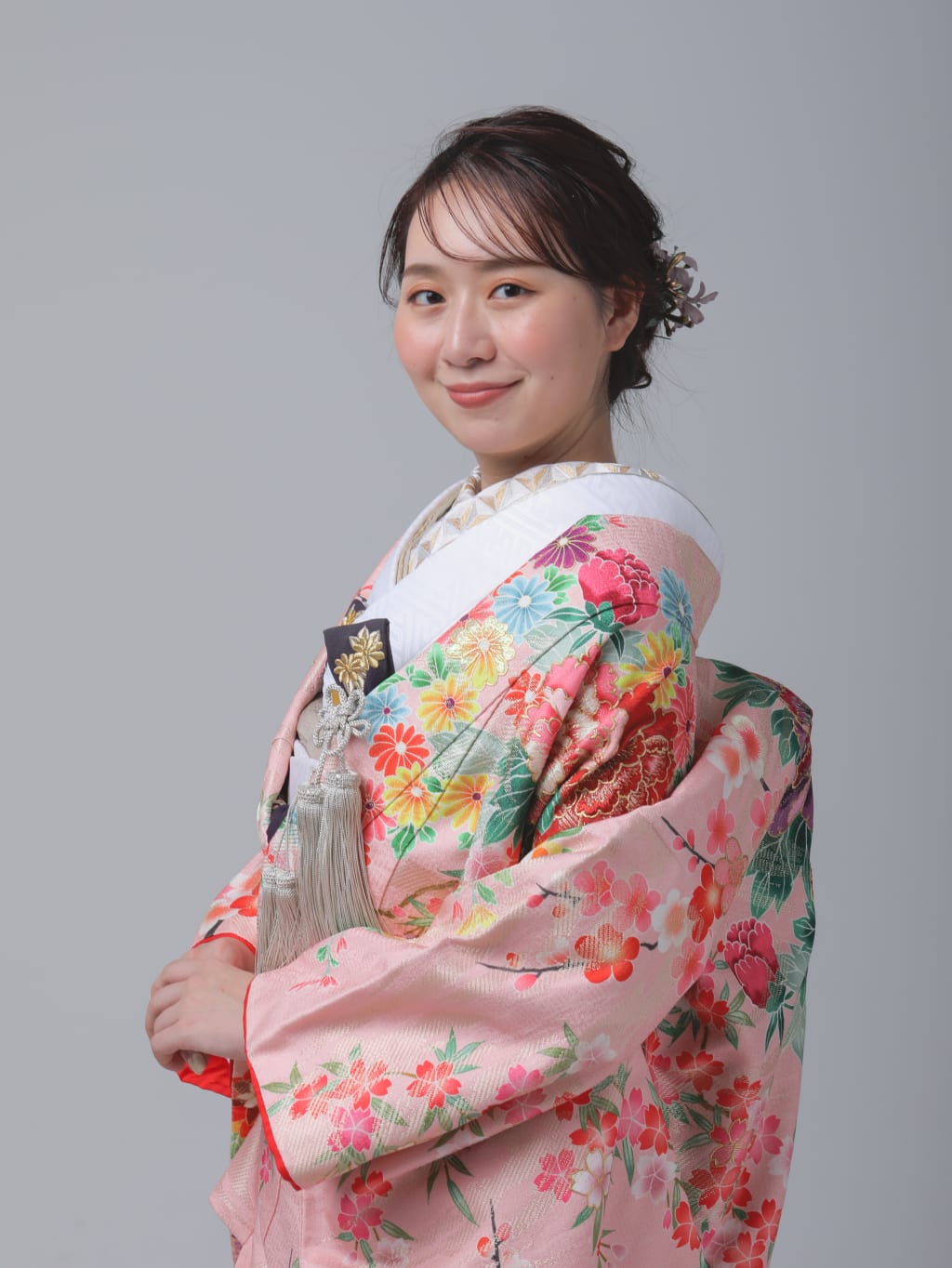 菊枝垂桜IU01233 | デコルテフォトグラフィー | 前撮り・フォトウェディング