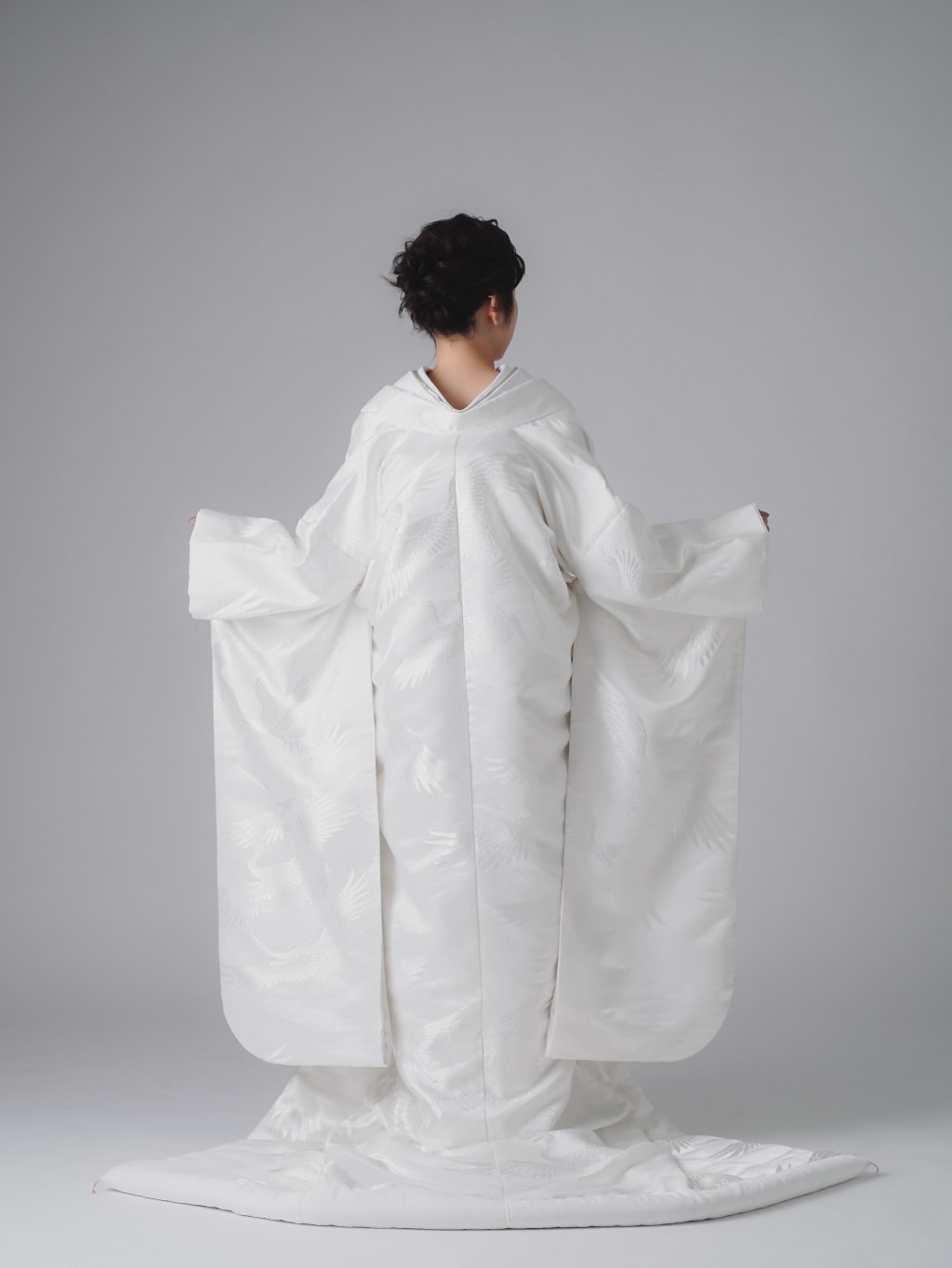 流水取翔鶴/ホワイト | デコルテフォトグラフィー | 前撮り・フォトウェディング