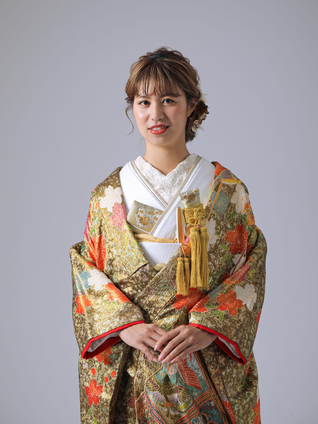 鳳凰　格子　紅葉松菊 | デコルテフォトグラフィー | 前撮り・フォトウェディング